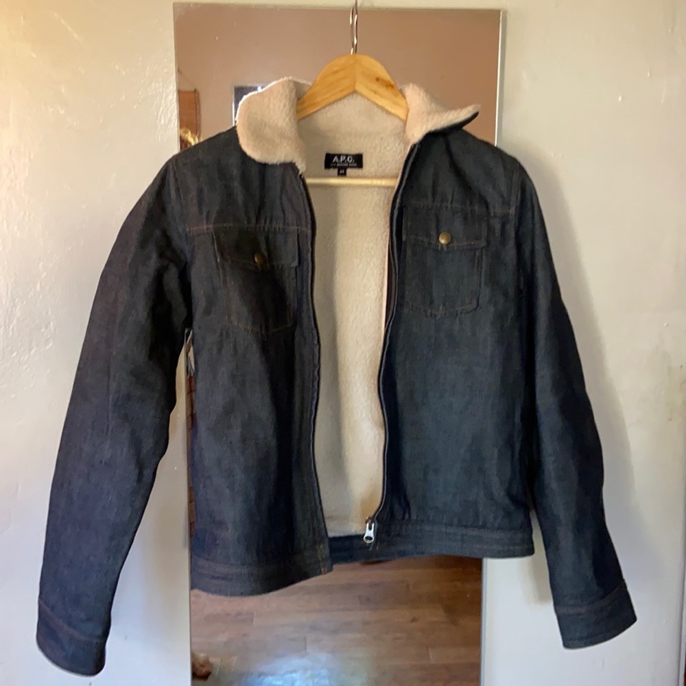 A.P.C Sherpa jean jacket